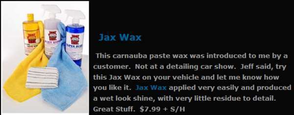 Rinseless Wash - Jax Wax